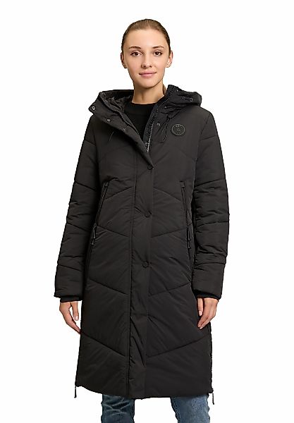 Amber & June Steppmantel "Amber & June Damen Steppmantel mit Kapuze" günstig online kaufen
