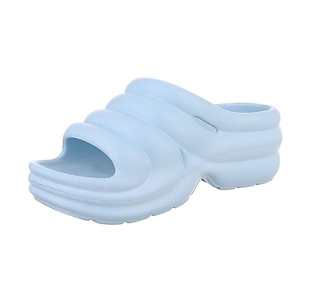 Ital-Design Damen Mules Strand Plateausandaletten (86192869) Keilabsatz/Wed günstig online kaufen