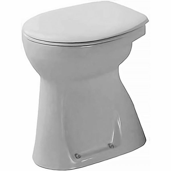 Duravit Stand-WC Duraplus Sudan 50,5 cm + 10 cm Weiß Abgang Senkrecht günstig online kaufen