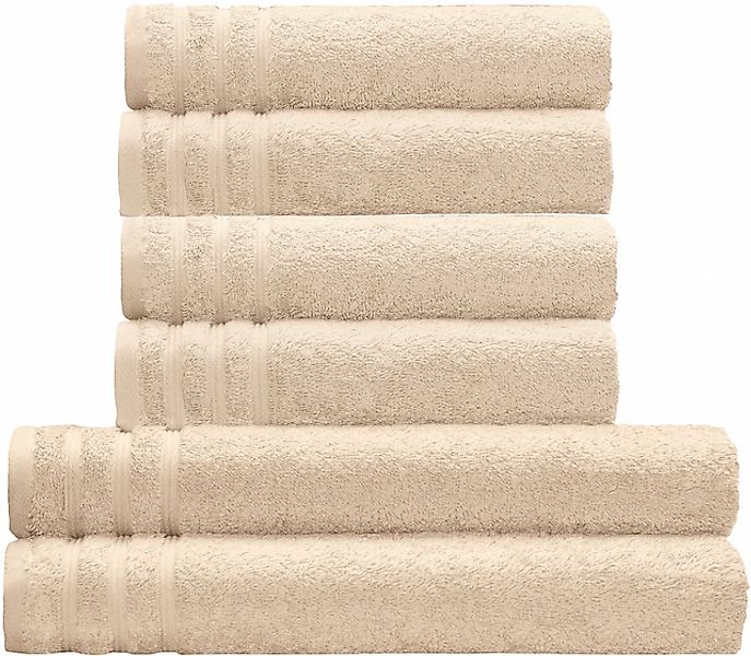 Kleine Wolke Handtuch Set »Royal, 6 Stück (4x Handtücher 50/100 cm + 2x Dus günstig online kaufen