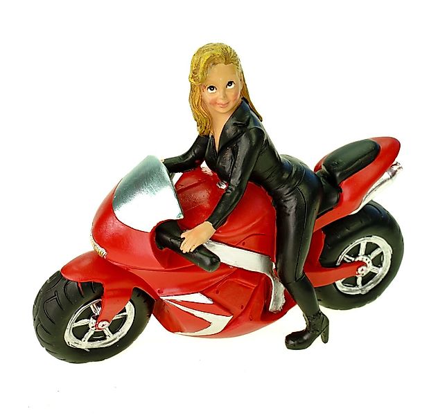 Kremers Schatzkiste Spardose Spardose sexy Motorradgirl günstig online kaufen