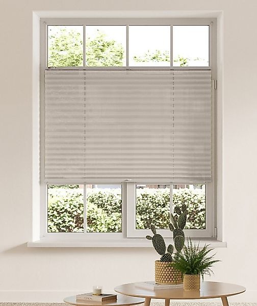 my home Plissee LAHOLM, Lichtschutz, ohne Bohren, verspannt, Klemmfix, Fixm günstig online kaufen