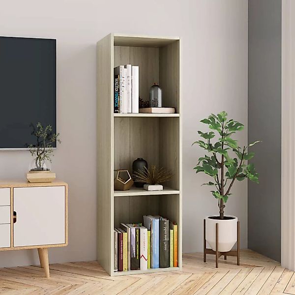 Bücherregal/tv-schrank Sonoma Eiche 36 X 30 X 114 Cm Spanplatte günstig online kaufen