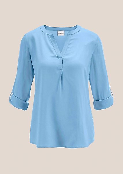 MADELEINE Langarmbluse "Bluse Schlupf-Bluse mit Ärmelriegeln" günstig online kaufen