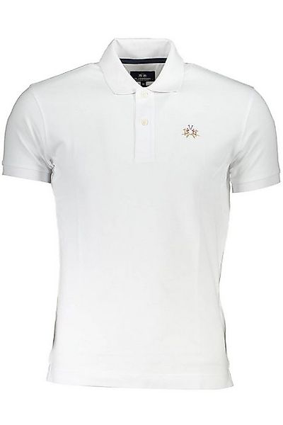 La Martina Poloshirt Elegantes Herren Poloshirt Weiß - Slim Fit günstig online kaufen