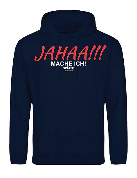 Youth Designz Kapuzenpullover "JAHAA mache ich später" Herren Hoodie Pullov günstig online kaufen