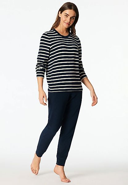 Schiesser Schlafanzug "Casual Essentials" 2 Stk. tlg., wärmende Frottee-Qua günstig online kaufen