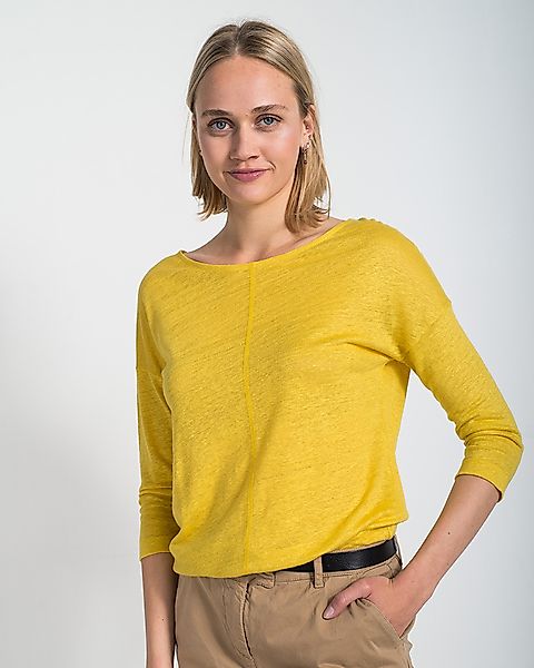 Sommer Leinenshirt Aus Leinen-jersey 'Linen Pure' günstig online kaufen