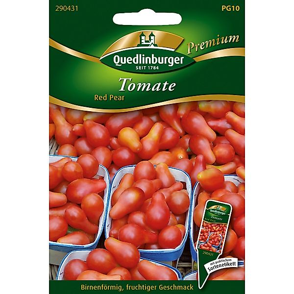 Quedlinburger Cherry-Tomaten Red Pear Loses Saatgut günstig online kaufen