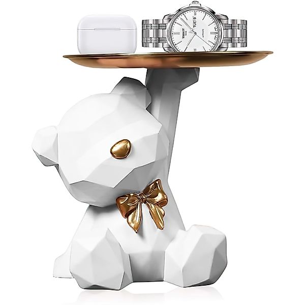 HEYHIPPO Dekotablett Dekofigur Bär mit Tablett günstig online kaufen