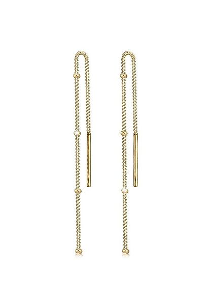 Elli Paar Ohrhänger Hänger Durchzieher Kugel Minimal Basic 925 Silber, Geo günstig online kaufen