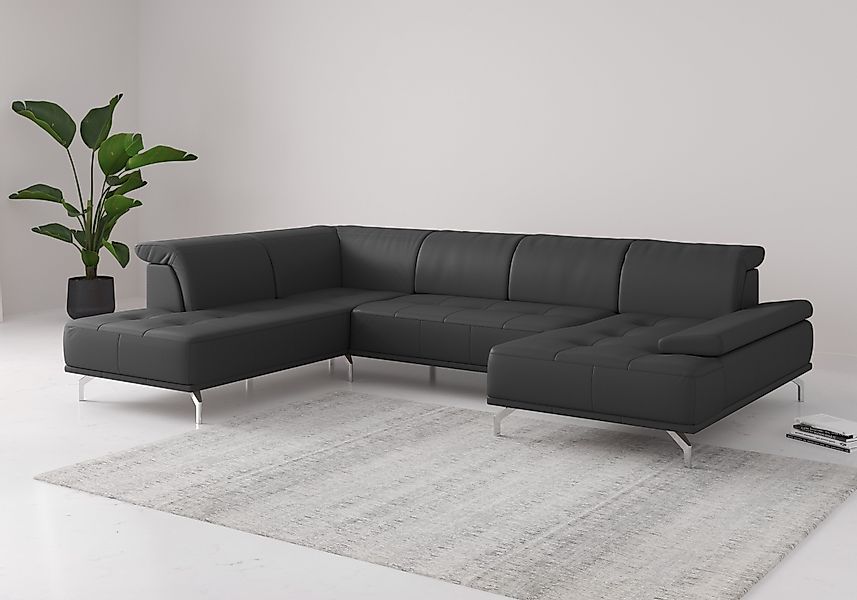 Places of Style Wohnlandschaft "Caluna", Inkl.Sitztiefenverstellung, wahlwe günstig online kaufen