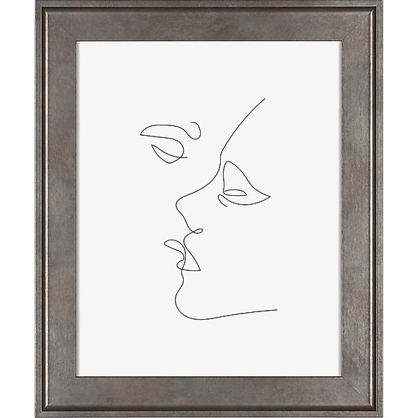 MDF-Bilderrahmen Venezia FSC Silber 21 cm x 29,7 cm günstig online kaufen