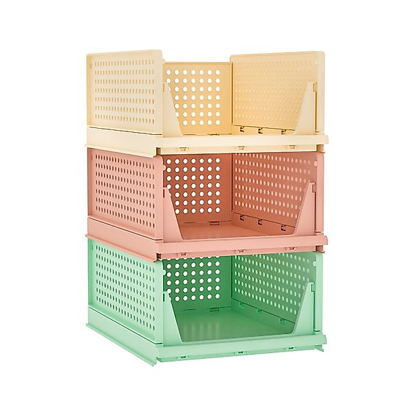 Yorbay Organizer 3er Set Stapelbarer Kleiderschrank günstig online kaufen