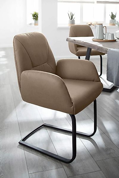 W.SCHILLIG Freischwinger "ole", Longlife Xtra-Leder Z59, Gestell in Schwarz günstig online kaufen