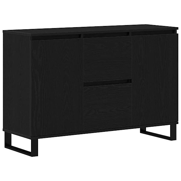 vidaXL Sideboard Schwarze Eiche 101,5 x 35 x 70 cm Holzwerkstoff 862935 günstig online kaufen