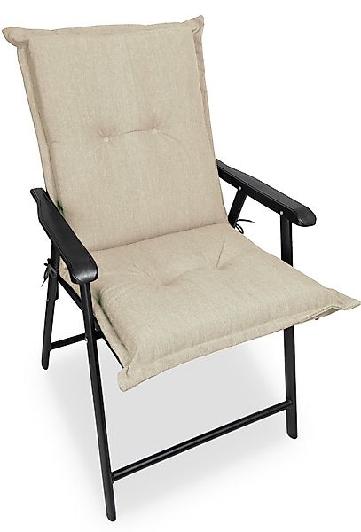 sunnypillow Stuhlkissen 1 Stück Gartenstuhlauflage Niedriglehner günstig online kaufen