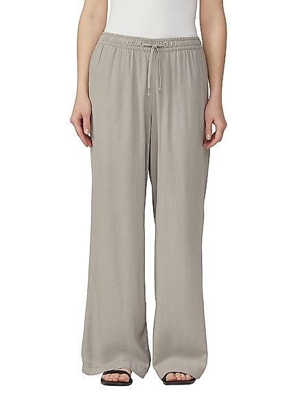 QS Leinenhose mit elastischem Bund und günstig online kaufen