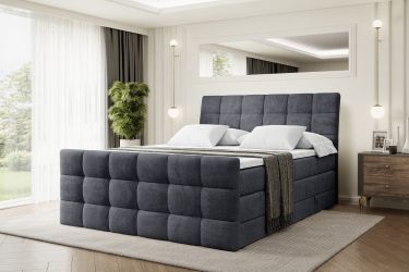 ALTDECOR Boxspringbett BRUGO-Z KING (Multipocket-Matratze H4 günstig online kaufen