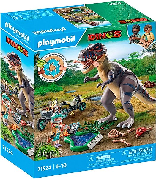 Playmobil® T-Rex-Spurensuche (71524), Dinos Konstruktions-Spielset, (46 günstig online kaufen