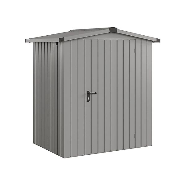 Hörmann EcoStar Gerätehaus Euroline Satteldach 1-flg 189 x 134 cm Graualumi günstig online kaufen