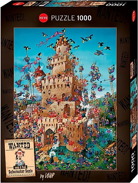 HEYE Puzzle Safeckracker Suzie / Wanted!, 1000 Puzzleteile, Made in Germany günstig online kaufen