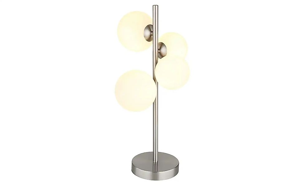 Globo Lighting Tischleuchte   ¦ silber ¦ Maße (cm): B: 27 H: 51 T: 23.0 Lam günstig online kaufen