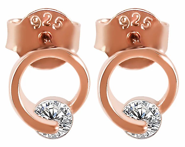 Adelia´s Paar Ohrhänger "Damen Ohrringe – Ohrstecker aus 925 Silber mit Zir günstig online kaufen