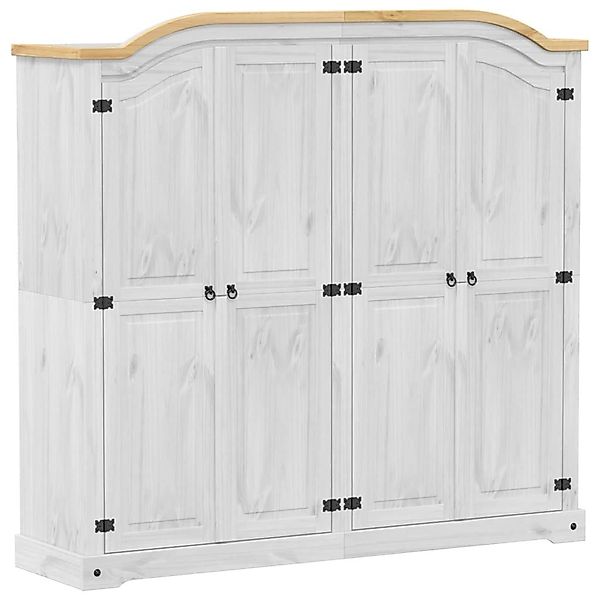 vidaXL Kleiderschrank Kleiderschrank Corona Weiß 194x52x186 günstig online kaufen