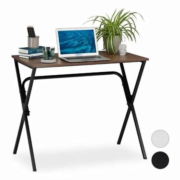 relaxdays Schreibtisch Basic holzfarben günstig online kaufen