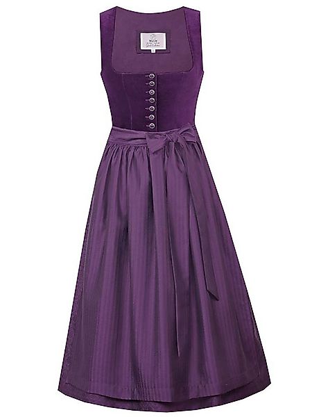 MarJo Dirndl Dirndl Nußdorf 70cm Länge brombeer lila günstig online kaufen