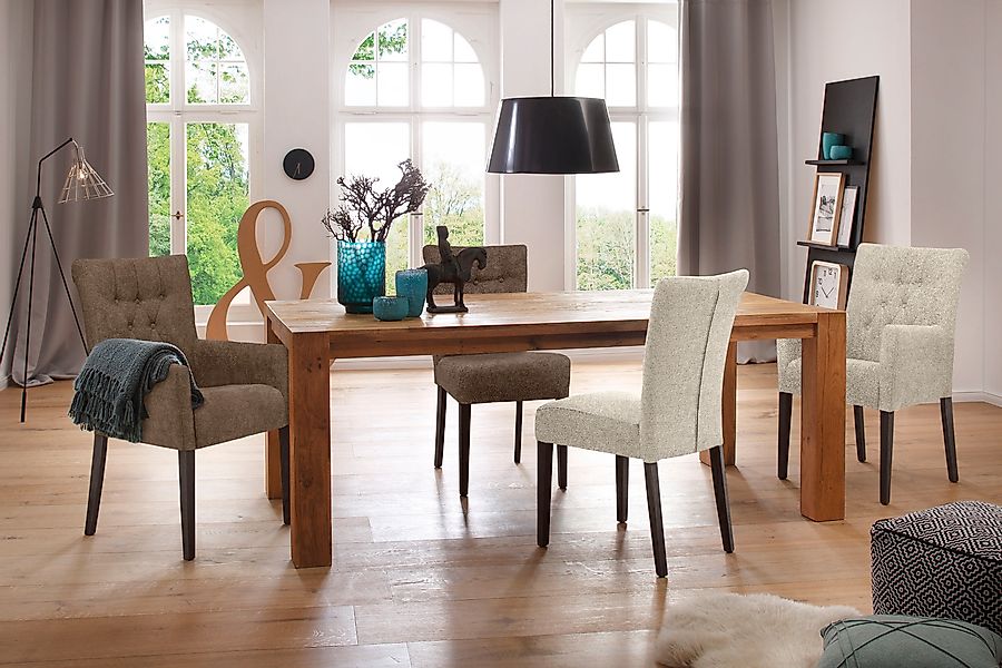 Home affaire Esszimmerstuhl »Queen BESTSELLER«, (Set), 2 St., Feinstruktur, günstig online kaufen