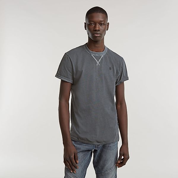 G-STAR T-Shirt Nifous Rundhals, mit Rippeinsatz günstig online kaufen