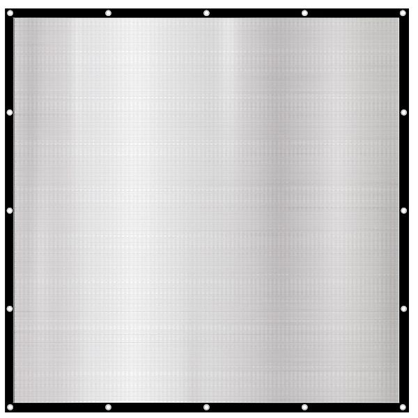AMANKA Sonnensegel 99% Schattennetz 2x2m Alu günstig online kaufen