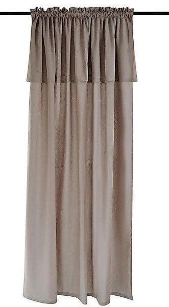 Kutti Vorhang "Lene" Stangendurchzug 1 Stk. tlg. Gardine, Baumwolle, mit Vo günstig online kaufen