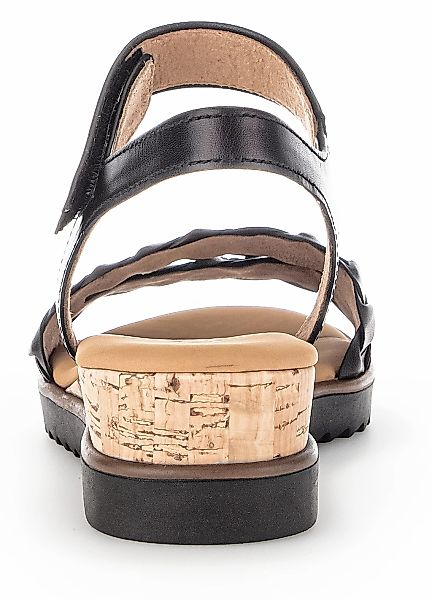 Gabor GENUA Sandalette, Sommerschuh, Sandale, Keilabsatz, günstig online kaufen