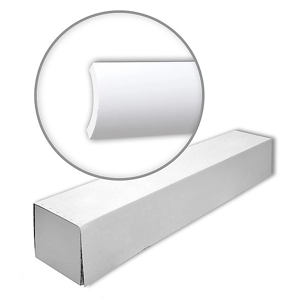 PROFHOME 150225 Eckleisten 1 Karton Set mit 8 Stuckleisten 16 m Weiß günstig online kaufen