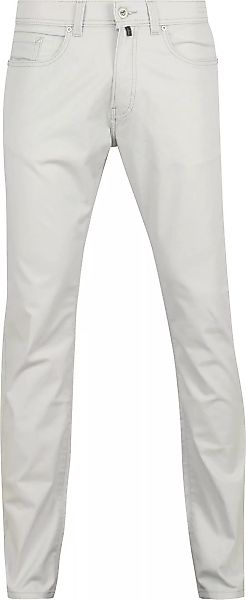 Pierre Cardin Trousers Lyon Tapered Hellgrau - Größe W 36 - L 30 günstig online kaufen