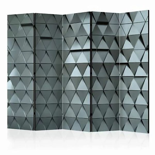 artgeist Paravent Metal Gates II [Room Dividers] graublau Gr. 225 x 172 günstig online kaufen