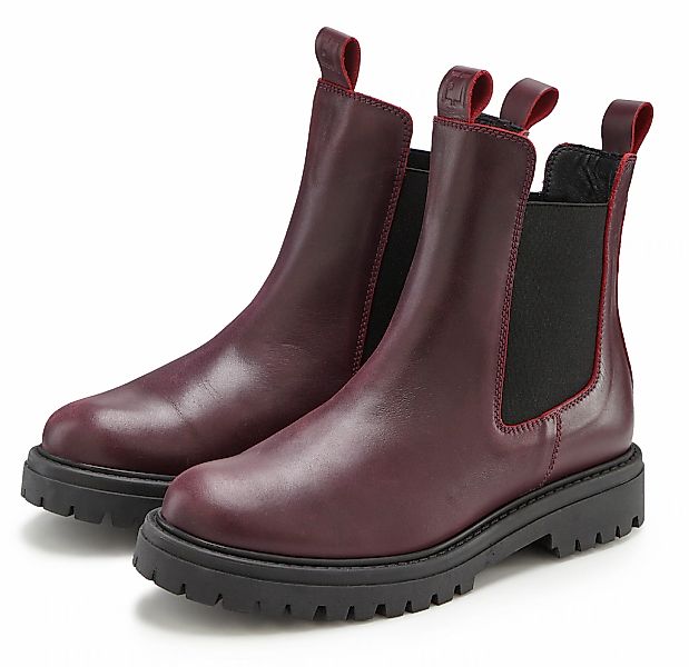 Elbsand Stiefelette, Chelseaboots, Schlupfstiefel, Bikerboots aus Leder günstig online kaufen