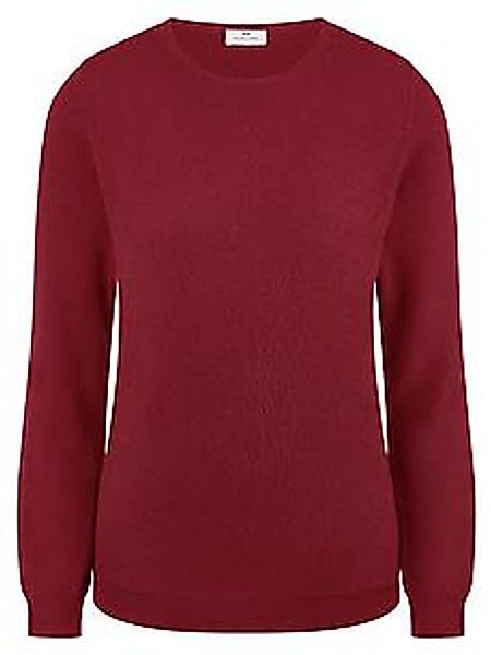 Rundhals-Pullover aus 100% Premium-Kaschmir Peter Hahn Cashmere rot günstig online kaufen