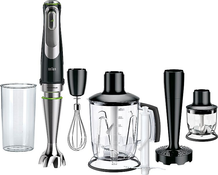 Braun Stabmixer »MQ 9147X MultiQuick 9«, 1200 W, Schneebesen, Mixeraufsatz, günstig online kaufen