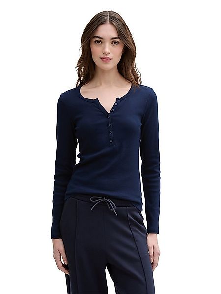 TOM TAILOR Denim Langarmshirt (1-tlg) Plain/ohne Details günstig online kaufen