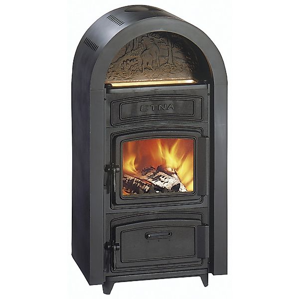 Wamsler Etna Kaminofen Gusseisen Schwarz 9 kW günstig online kaufen