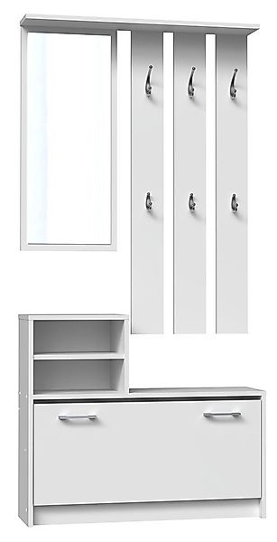 TOPESHOP Garderoben-Set Traumgarderobe: Kleiderschrank, Garderobenständer & günstig online kaufen
