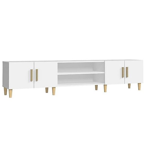 furnicato TV-Schrank Weiß 180x31,5x40 cm Holzwerkstoff (1-St) günstig online kaufen