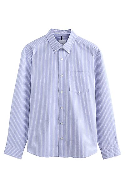 Next Langarmhemd Langärmeliges Hemd mit Streifen günstig online kaufen