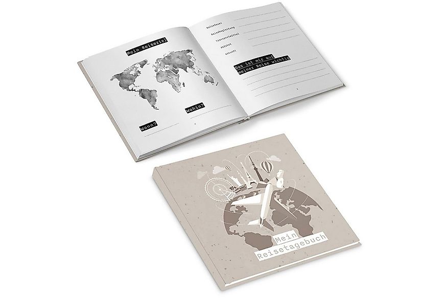 Logbuch-Verlag Dekofigur Kleines Reisetagebuch zum Ausfüllen Reisebuch für günstig online kaufen