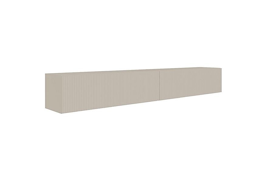 Selsey TV-Schrank VELDIO TV-Lowboard hängend 100/200/300 cm, geriffelte Fro günstig online kaufen