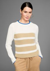 HECHTER PARIS Streifenpullover mit Kontrastkante günstig online kaufen
